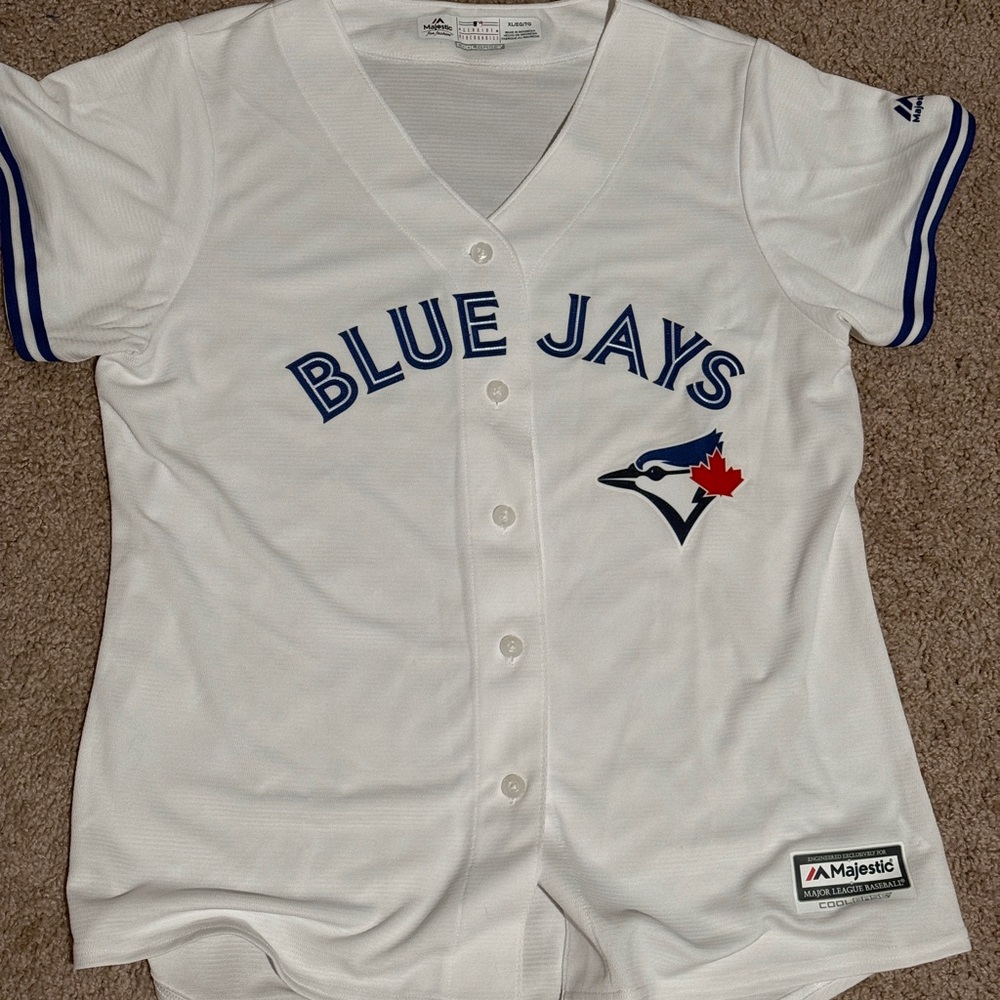 Majestic women’s blue jays jersey